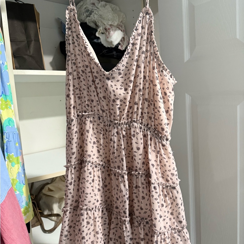 Storia Pink Patterned Jumpsuit